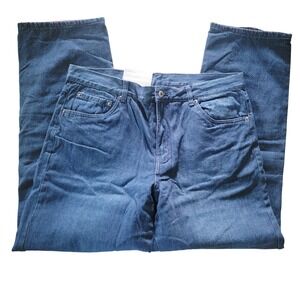 Adventuridge‎ Mens Flannel Lined Jeans 40x32 Blue Denim Winter Warm NWT